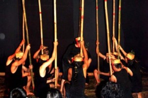 Land is key: The play Tanah, to be presented this Friday at Taman Ismail Marzuki, focuses on the issue of land. Courtesy of Celah-celah Langit